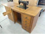 Antique Singer Sewing Machine Cabinet